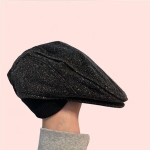 Dolce & Gabbana Tweed Beret Newsboy Hat